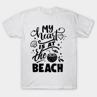 My heart is at the beach T-Shirt